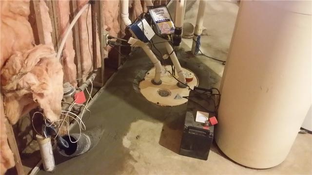 New TripleSafe Sump Pump System Installed