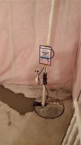 SuperSump Pump System Installed