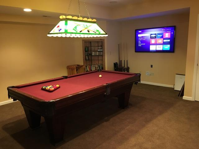 Family Basment Theater & Game Room