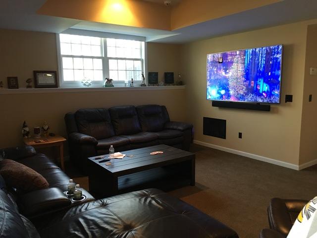 Family Basment Theater & Game Room