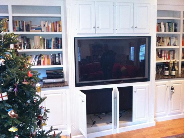 Huge TV Console Cabinet