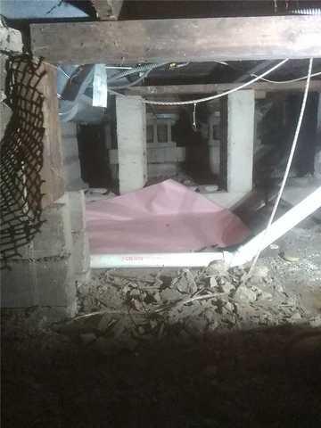 The crawl space needs to be sealed