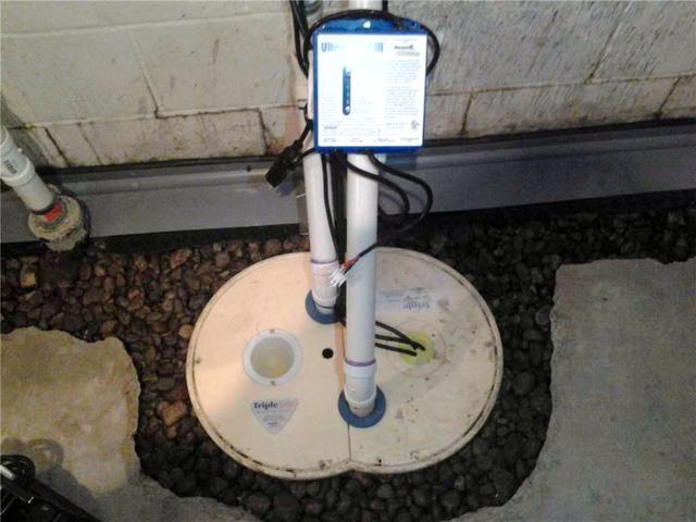 Path to the Sump Pump