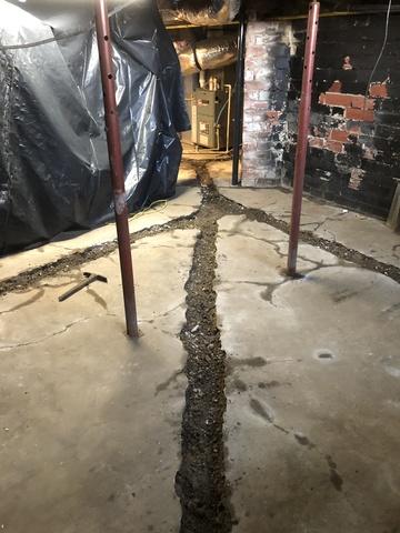 Lateral Lines direct Water to the Sump Pump.