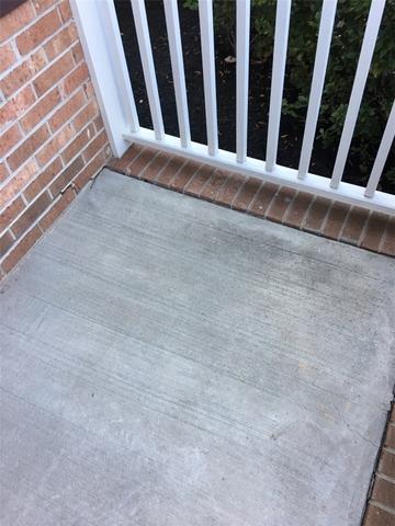 Sinking Concrete Porch