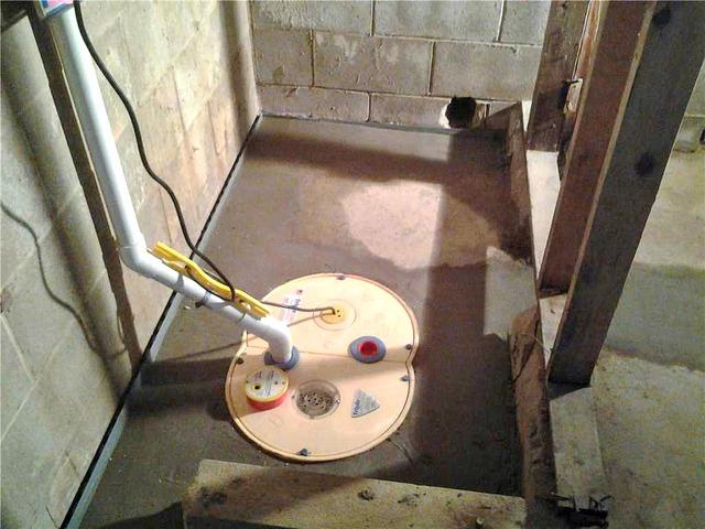 Sump Pump Installation is Complete