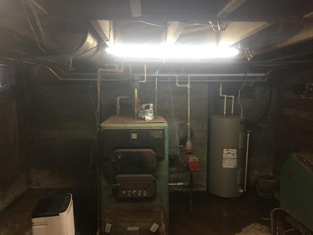 Basement of utilities