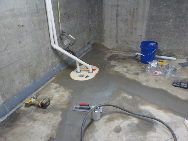 Lateral lines, Baseboards, Sump Pumps