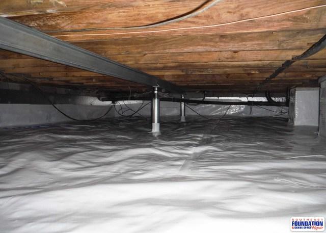 Reducing Moisture in the Crawl Space