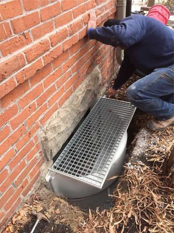 Clarke Basement Systems Basement Waterproofing Photo Album Basement Window Well Installed In Toronto On