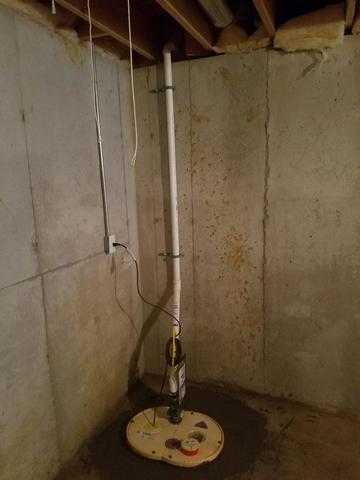 New Sump Pump