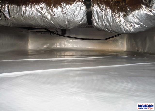 The CleanSpace Encapsulation System makes the crawl space a useful part of the home by allowing the crawl space to be transformed into additional storage.