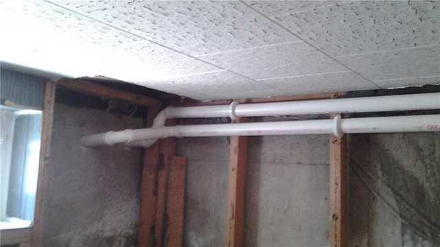 Basement Discharge Lines
