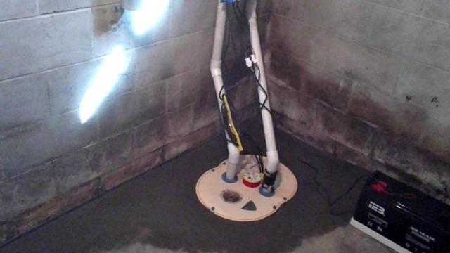 Sump Pump Installation Complete