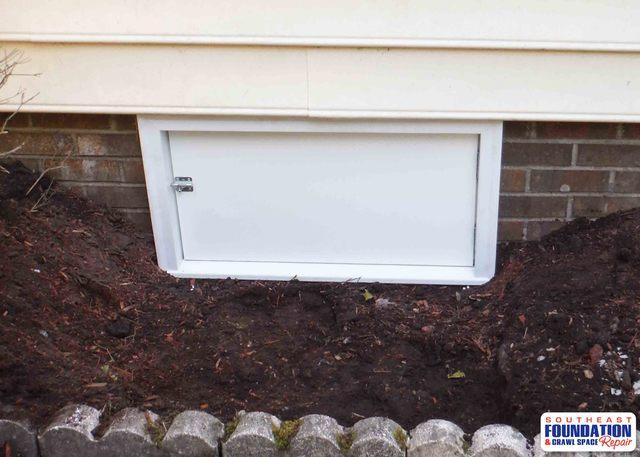 Second Crawl Space Door