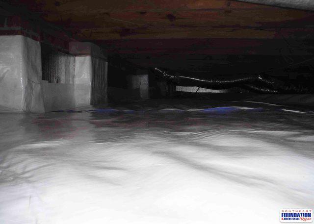 By installing the CleanSpace Encapsulation System we can seal out the winter drafts making for a lesser cold floor