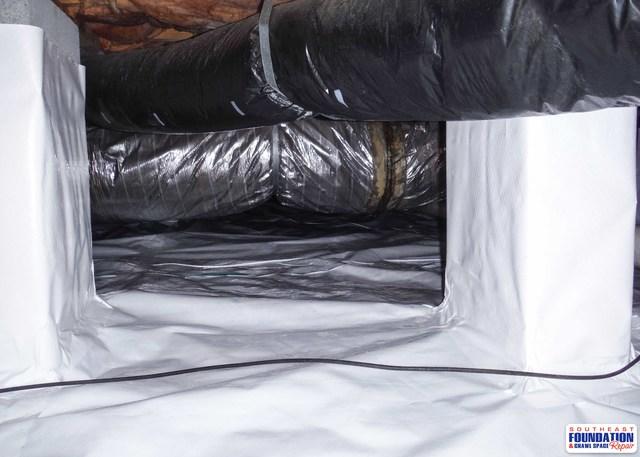 Sealing off the Crawl Space