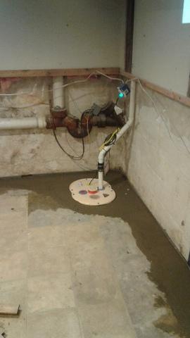 We installed our patented TripleSafe pump system to ensure the water gets pumped out even during power failure.