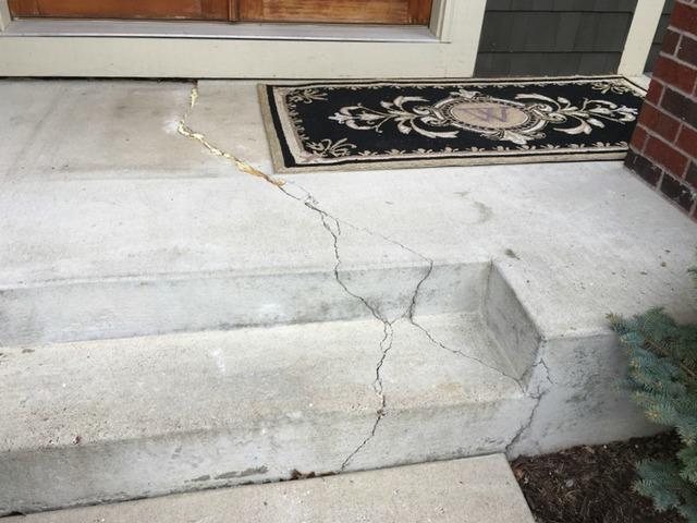 Cracked and Uneven Concrete