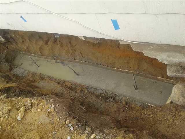 Helical Pier Installation Beginning