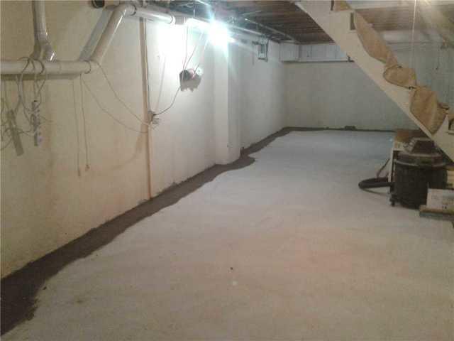 Perimeter Drainage System Completely Installed