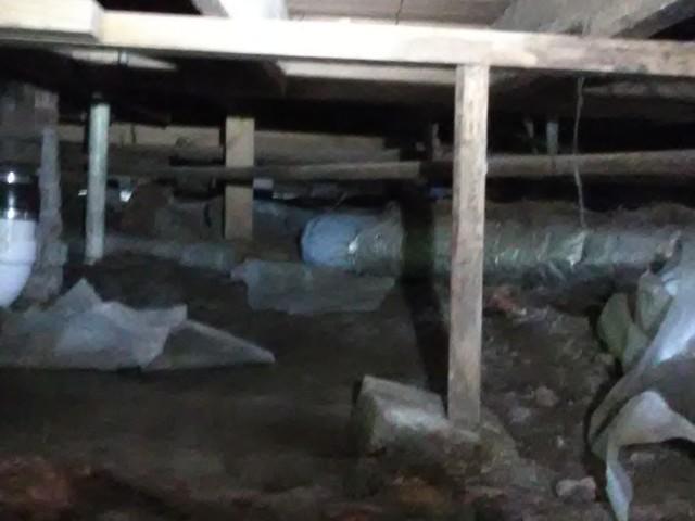 Dirt Floor Crawl Space