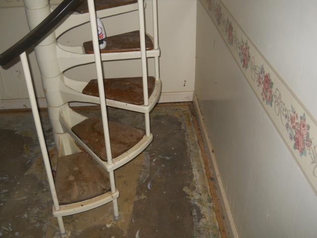 Before Waterproofing and Wall Restoration