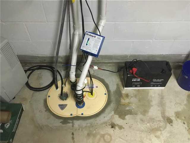 A New Sump Pump Installed