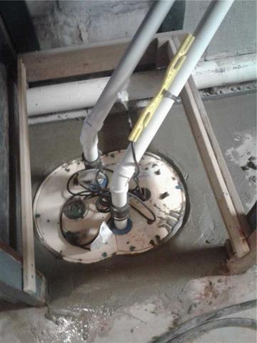 New Sump Pump Installed