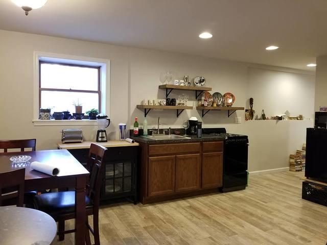 No reason to have to go anywhere else when you even have a kitchen area in your finished basement. This home owner could not be happier.