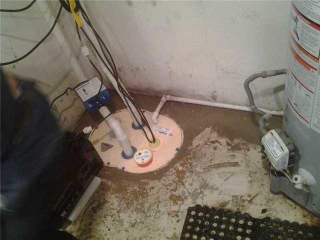 TripleSafe Sump Pump Installed