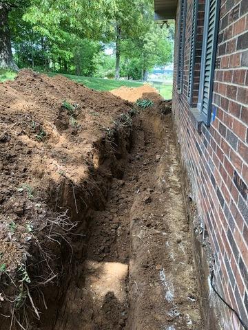 Footings is Exposed & Prepared For Bracket