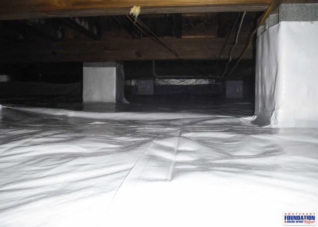 Sealing off the Crawl Space