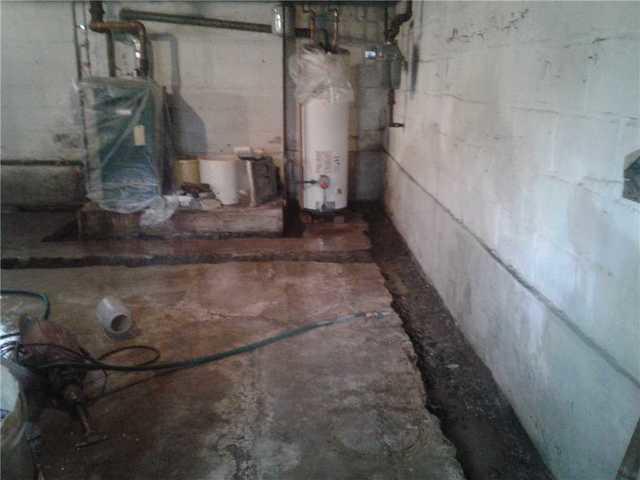 Prep for Perimeter Drain