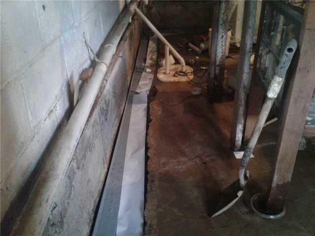 Perimeter Water Drain Installation