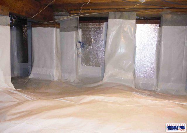 The CleanSpace Encapsulation System transforms the crawl space from a damp and dirty area of the home into a healthy, safe and comfortable area.