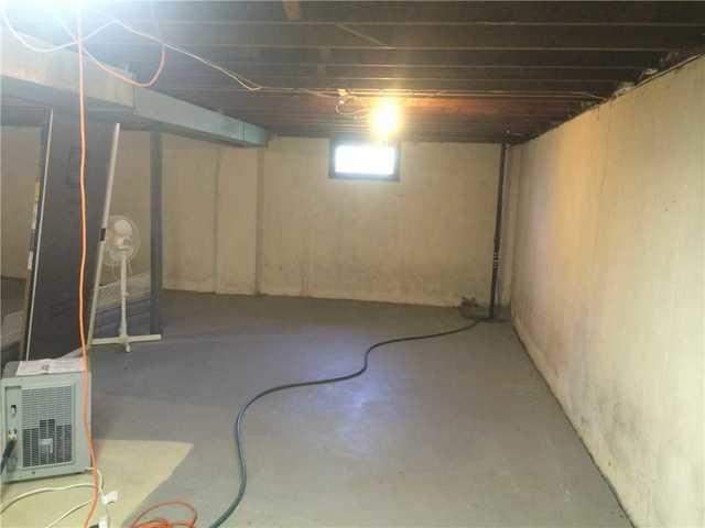 Damp Basement Before CleanSpace