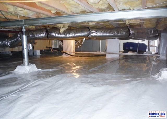 Completed Crawl Space