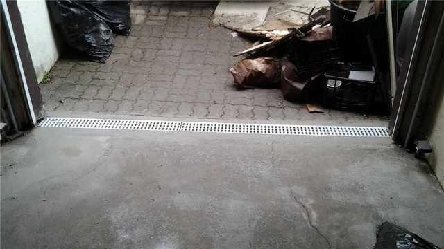 Trench Drain Installed