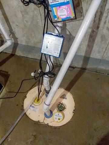 TripleSafe Sump Pump in Milton, Vermont