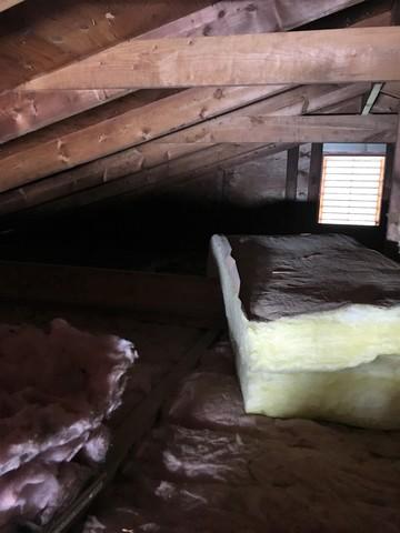 Old Insulation in the Attic