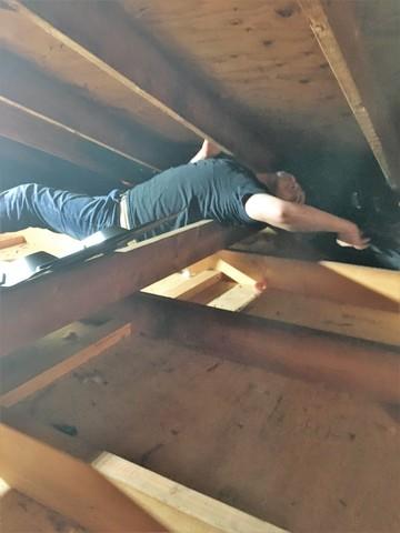 Air Sealing the attic