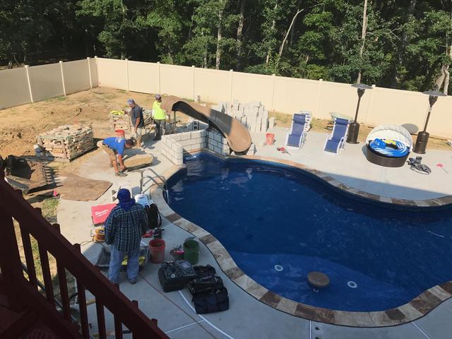 Backyard almost complete!