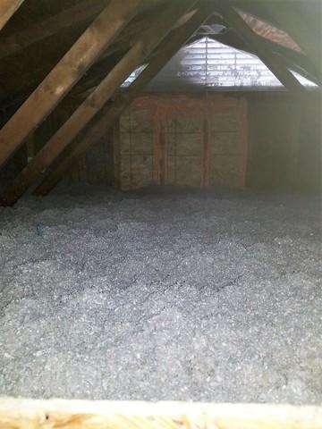 TruSoft Cellulose Insulation in Attic