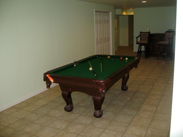 Another angle of the Billiards area.