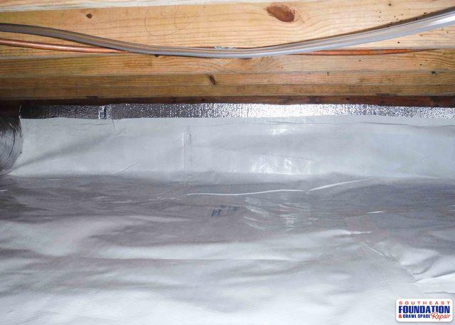 SilverGlo is a ridge roam insulation that is a perfect choice for insulating the crawl space wall. This upgrade moves the home's thermal foundation to the foundation walls, which makes your home more comfortable and your HVAC system more efficient.