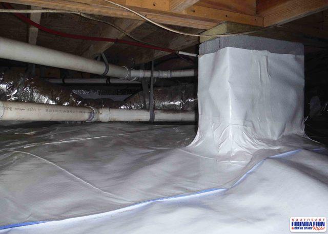 When the crawl space is not encapsulated it can be a breeding ground mold spores and dust mite droppings that are the 2 most common indoor allergens. By encapsulating the crawl space with the CleanSpace Encapsulation System we are able to get rid of and prevent these allergens from forming.