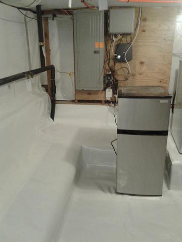 encapsulated floor and walls