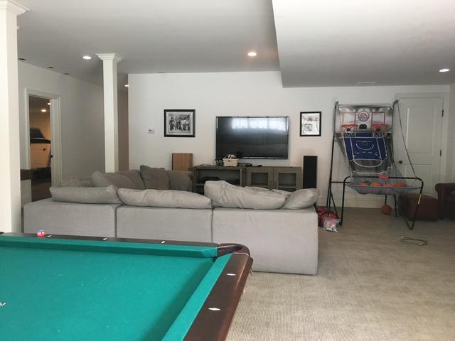 Basement Theater & Game Room Added