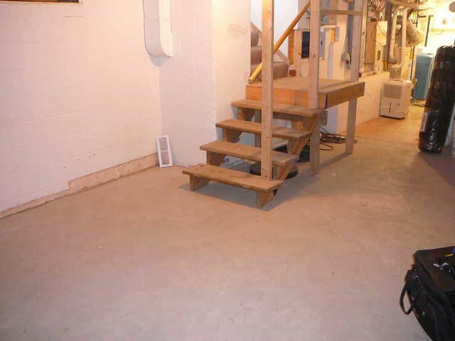 Stairs and Floor - Before